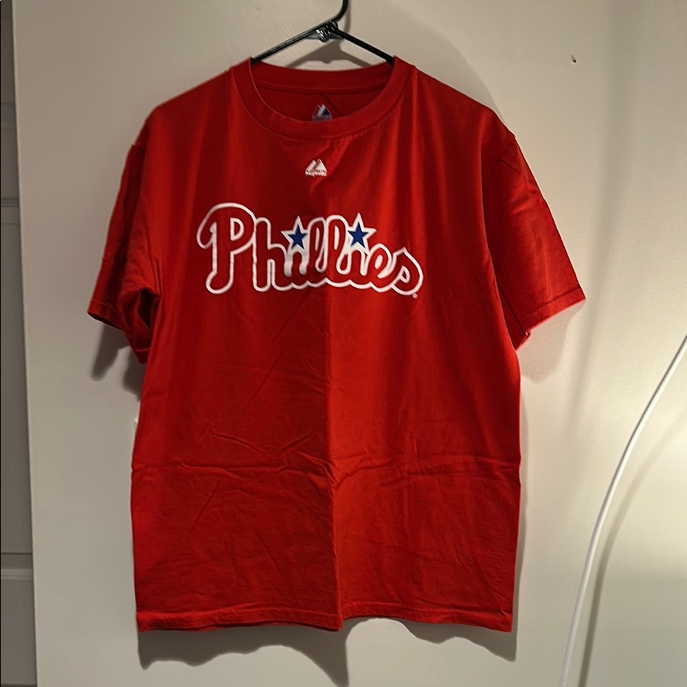 Majestic Phillies Player Tee - Pence